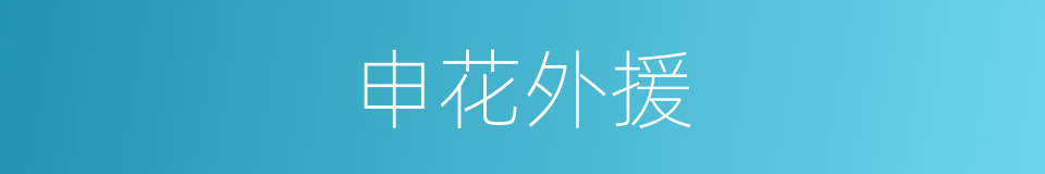 申花外援的同义词