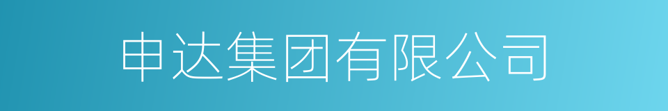 申达集团有限公司的同义词