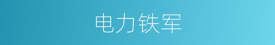 电力铁军的同义词