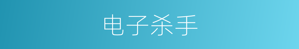 电子杀手的同义词