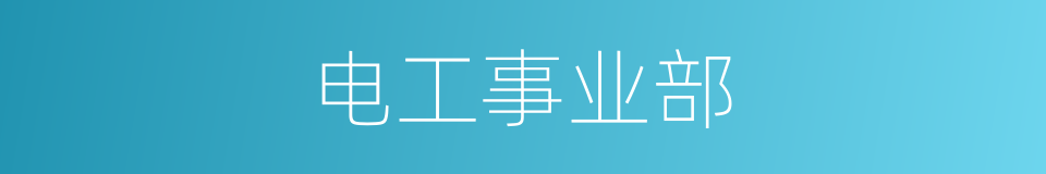电工事业部的同义词