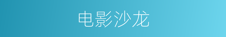 电影沙龙的同义词