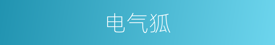 电气狐的同义词
