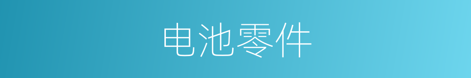 电池零件的同义词