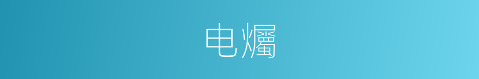 电爥的意思