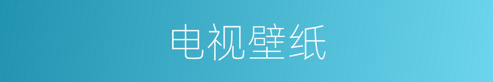 电视壁纸的同义词