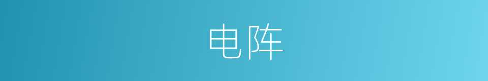 电阵的同义词