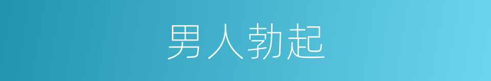 男人勃起的同义词