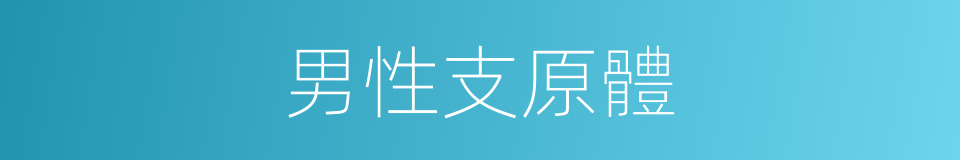 男性支原體的同義詞
