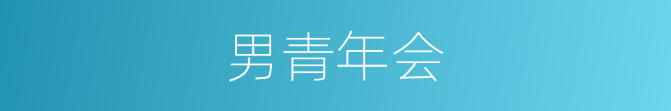 男青年会的同义词