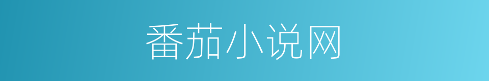 番茄小说网的同义词