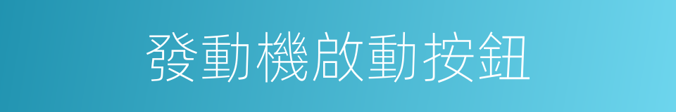 發動機啟動按鈕的同義詞