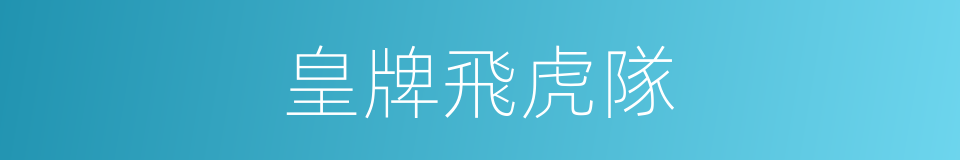 皇牌飛虎隊的同義詞
