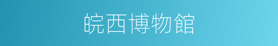 皖西博物館的同義詞