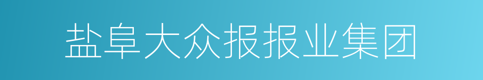 盐阜大众报报业集团的同义词