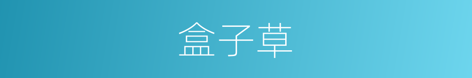 盒子草的同义词