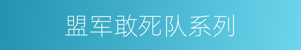 盟军敢死队系列的同义词