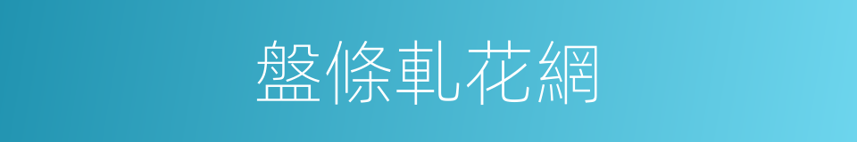 盤條軋花網的同義詞