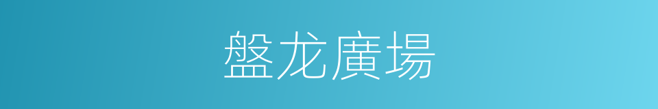 盤龙廣場的同義詞