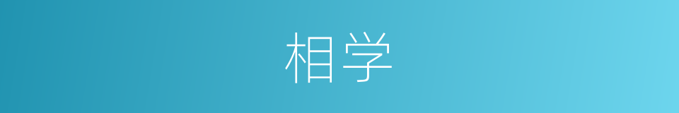 相学的同义词