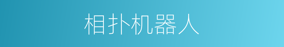 相扑机器人的同义词