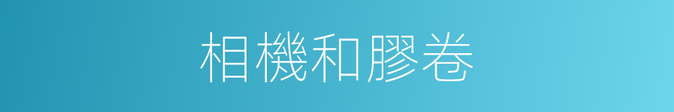 相機和膠卷的同義詞