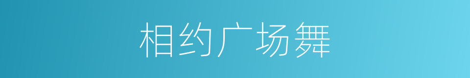 相约广场舞的同义词