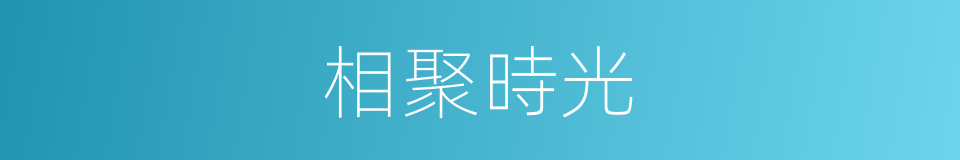 相聚時光的同義詞