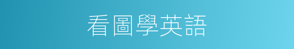 看圖學英語的同義詞