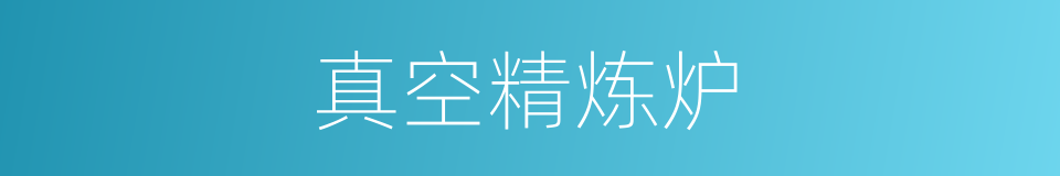 真空精炼炉的同义词