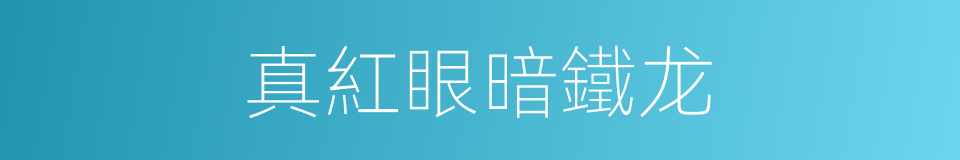 真紅眼暗鐵龙的同義詞
