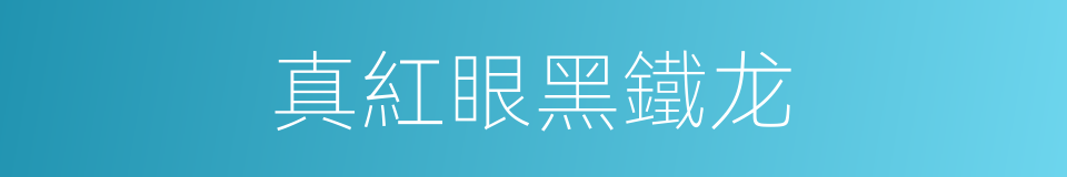 真紅眼黑鐵龙的同義詞