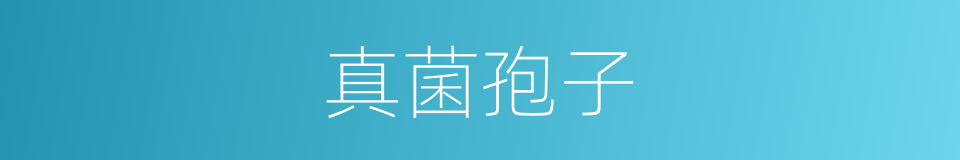 真菌孢子的同义词