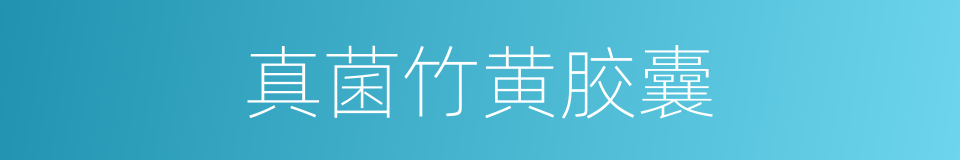 真菌竹黄胶囊的同义词