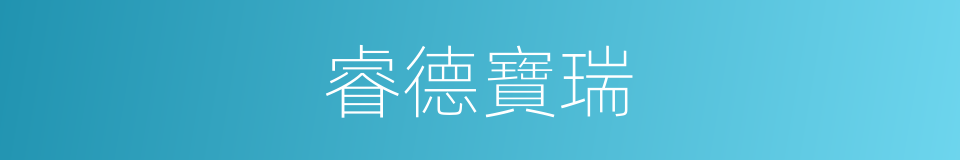 睿德寶瑞的同義詞