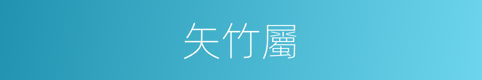 矢竹屬的同義詞