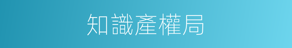 知識產權局的同義詞