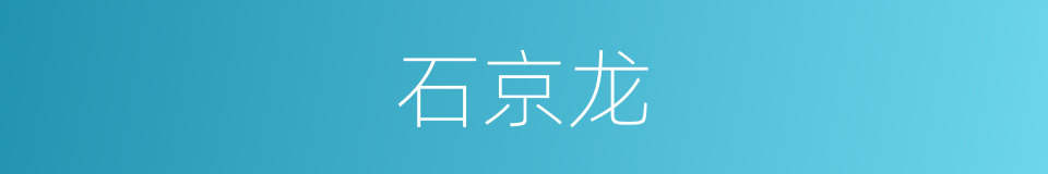 石京龙的同义词