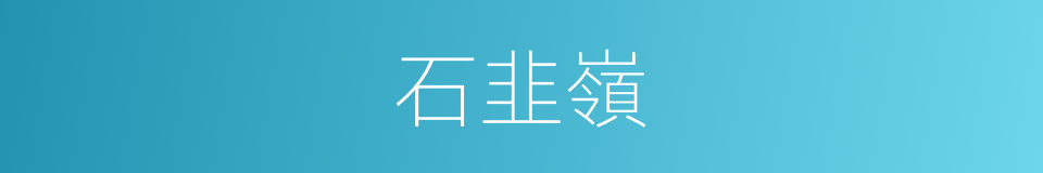 石韭嶺的同義詞
