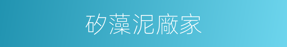 矽藻泥廠家的同義詞