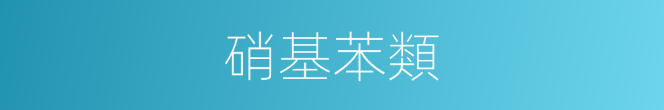 硝基苯類的同義詞