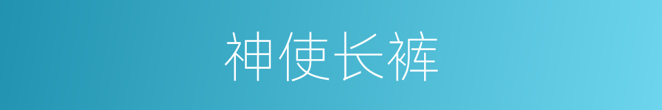 神使长裤的同义词