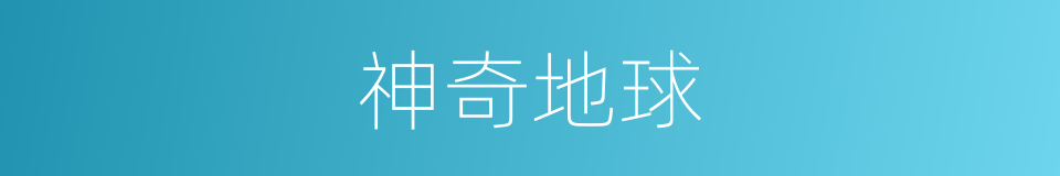 神奇地球的同义词