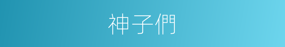 神子們的同義詞