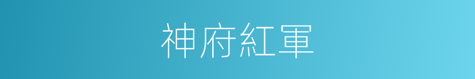 神府紅軍的同義詞