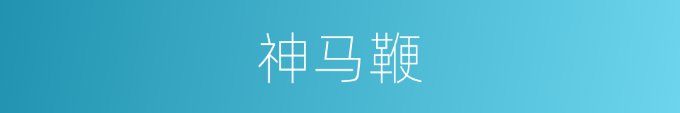 神马鞭的同义词