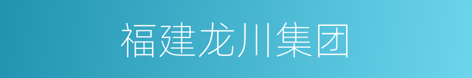 福建龙川集团的同义词
