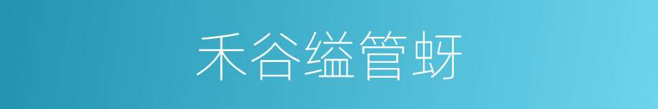 禾谷缢管蚜的同义词