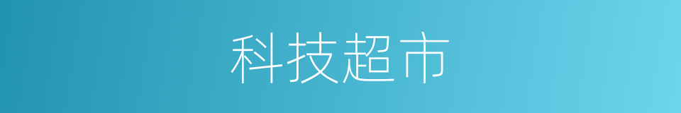 科技超市的同义词