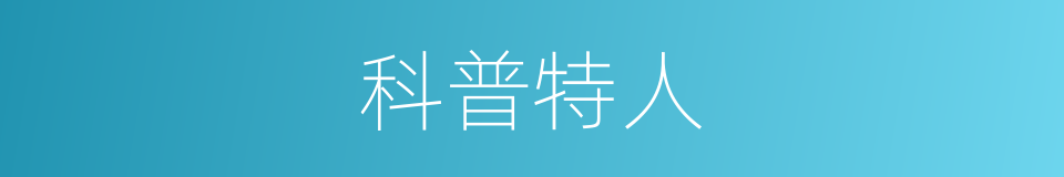 科普特人的同义词